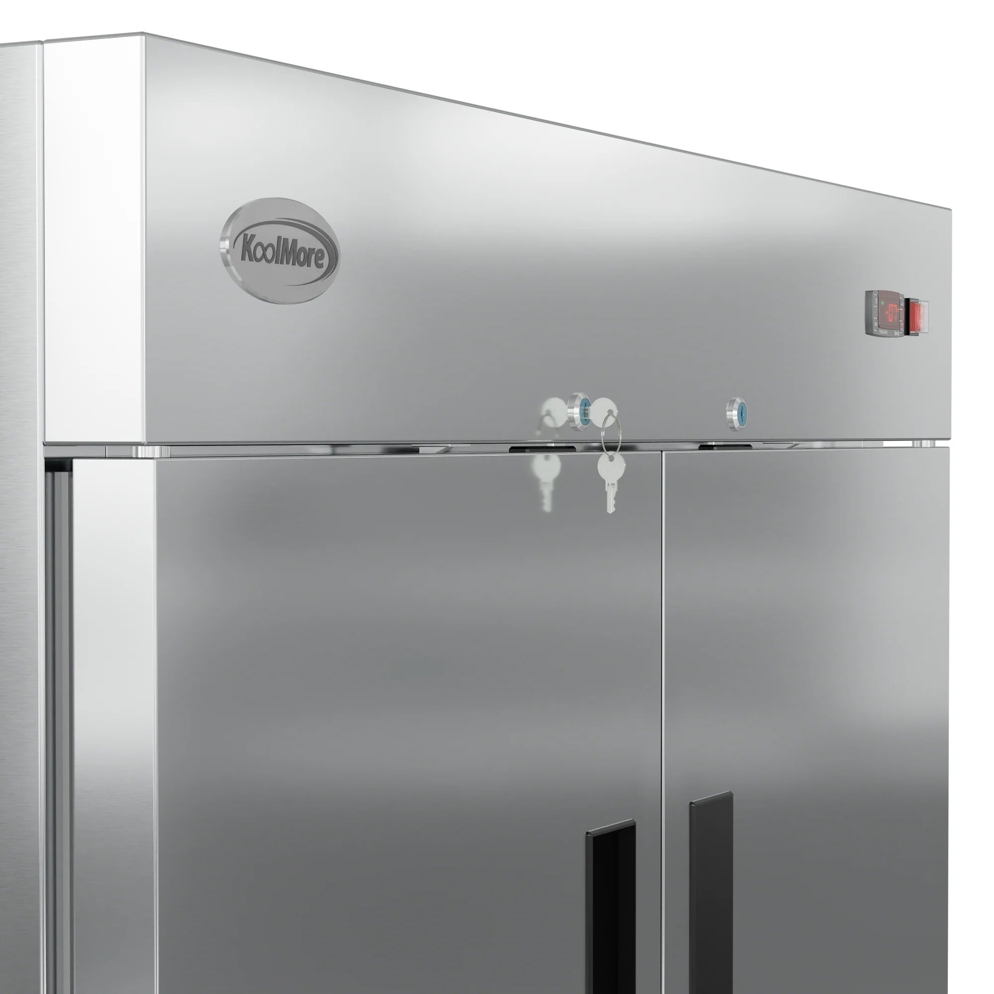 Koolmore RIF-2D-SSHD | 54" Wide 4 Door Reach-In Freezer