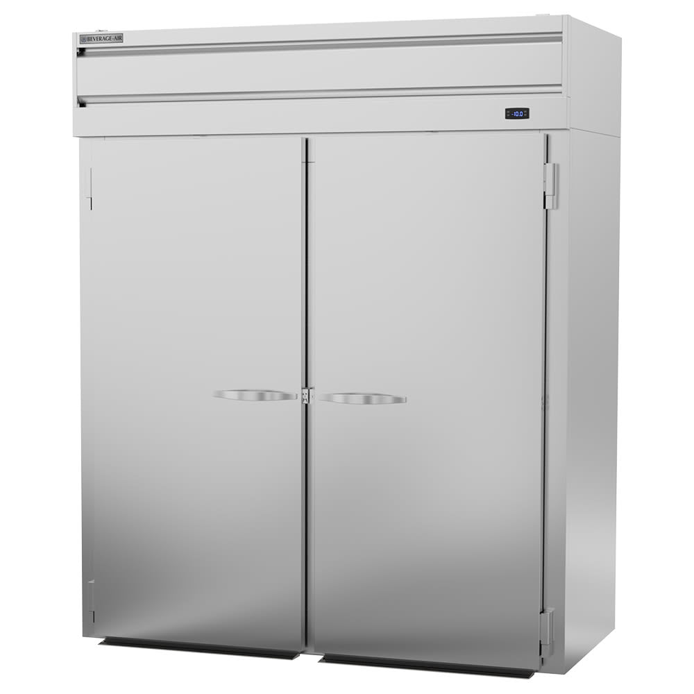 Beverage Air PFI2HC-1AS | 69" Wide 2 Door Top Mount Roll-Thru Freezer P Series