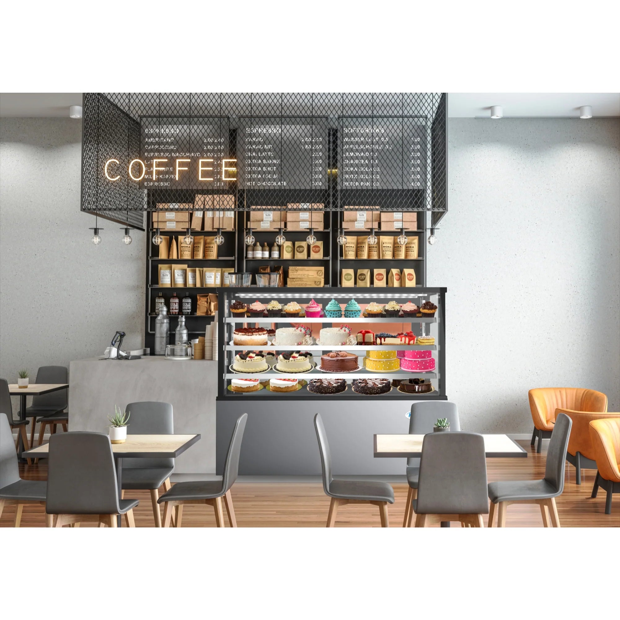Koolmore RBD30C | 71" Wide Refrigerated Bakery Display Case