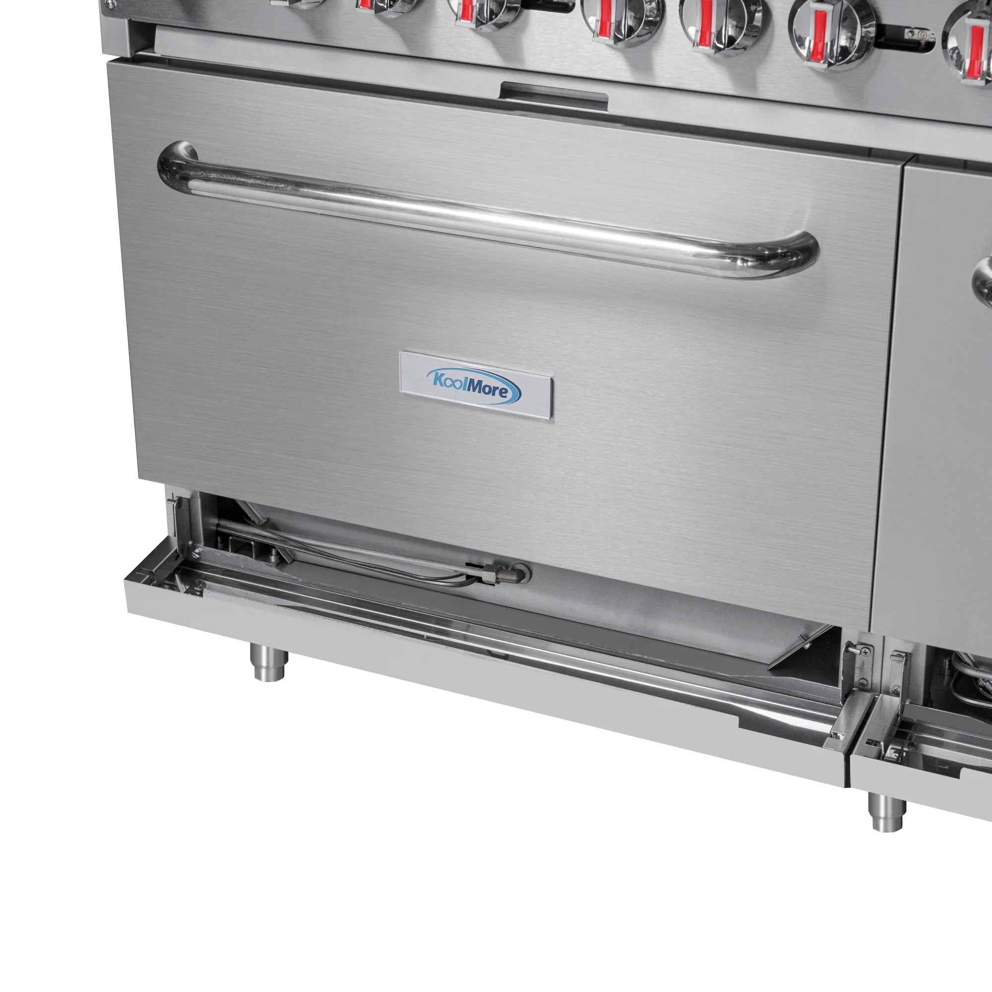 Koolmore KM-CR60-LP | 60" Wide 10 Burner Liquid Propane Range w/ Oven
