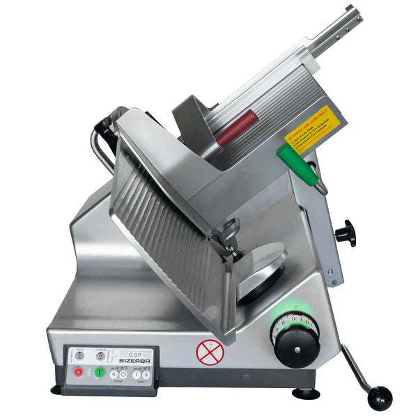 Bizerba GSP HD I 90-GCB | 13" Grooved Cheese Blade Heavy-Duty Illuminated Automatic Gravity Meat & Cheese Slicer
