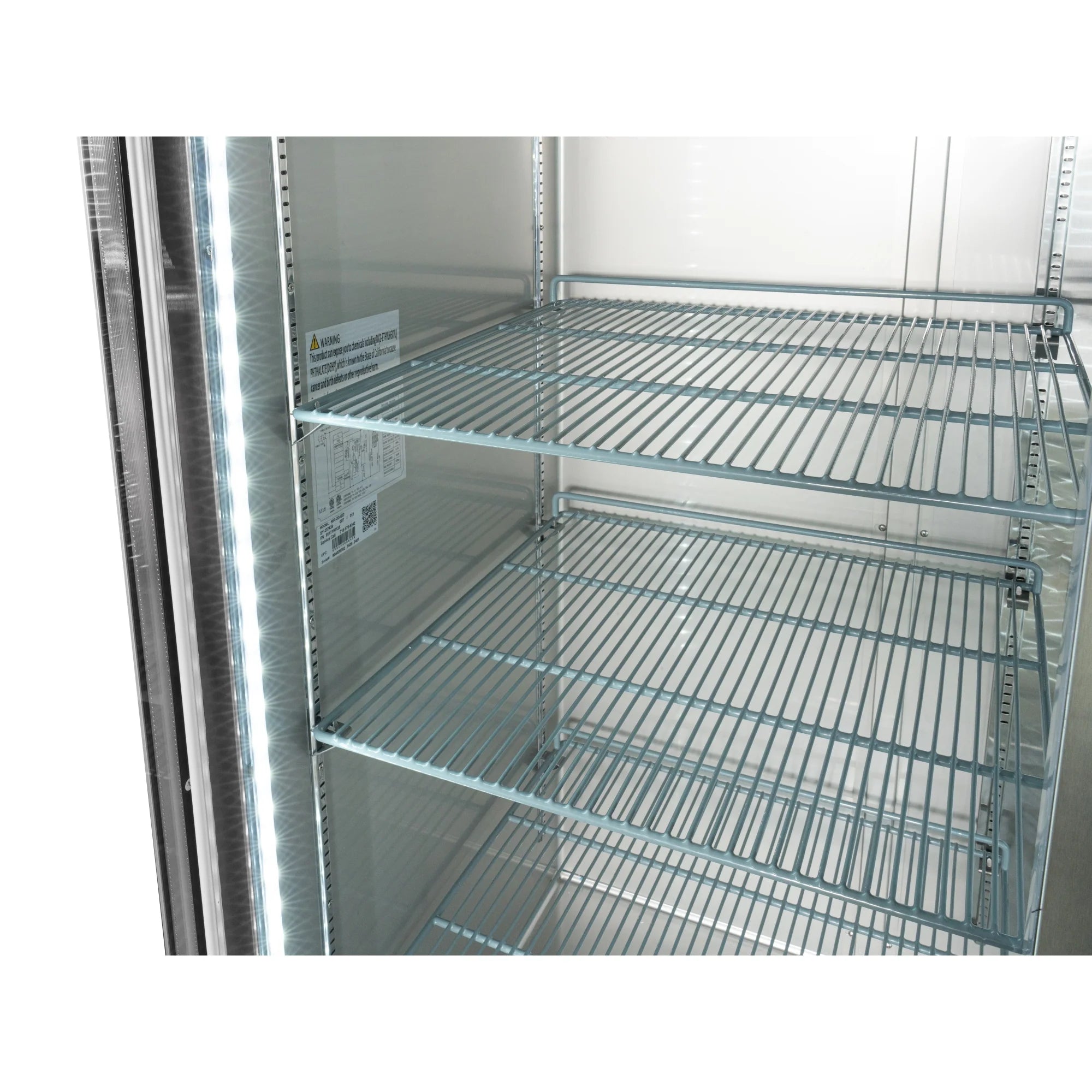 Koolmore RIR-3D-GD | 82" Wide 3 Glass Door Reach-In Refrigerator
