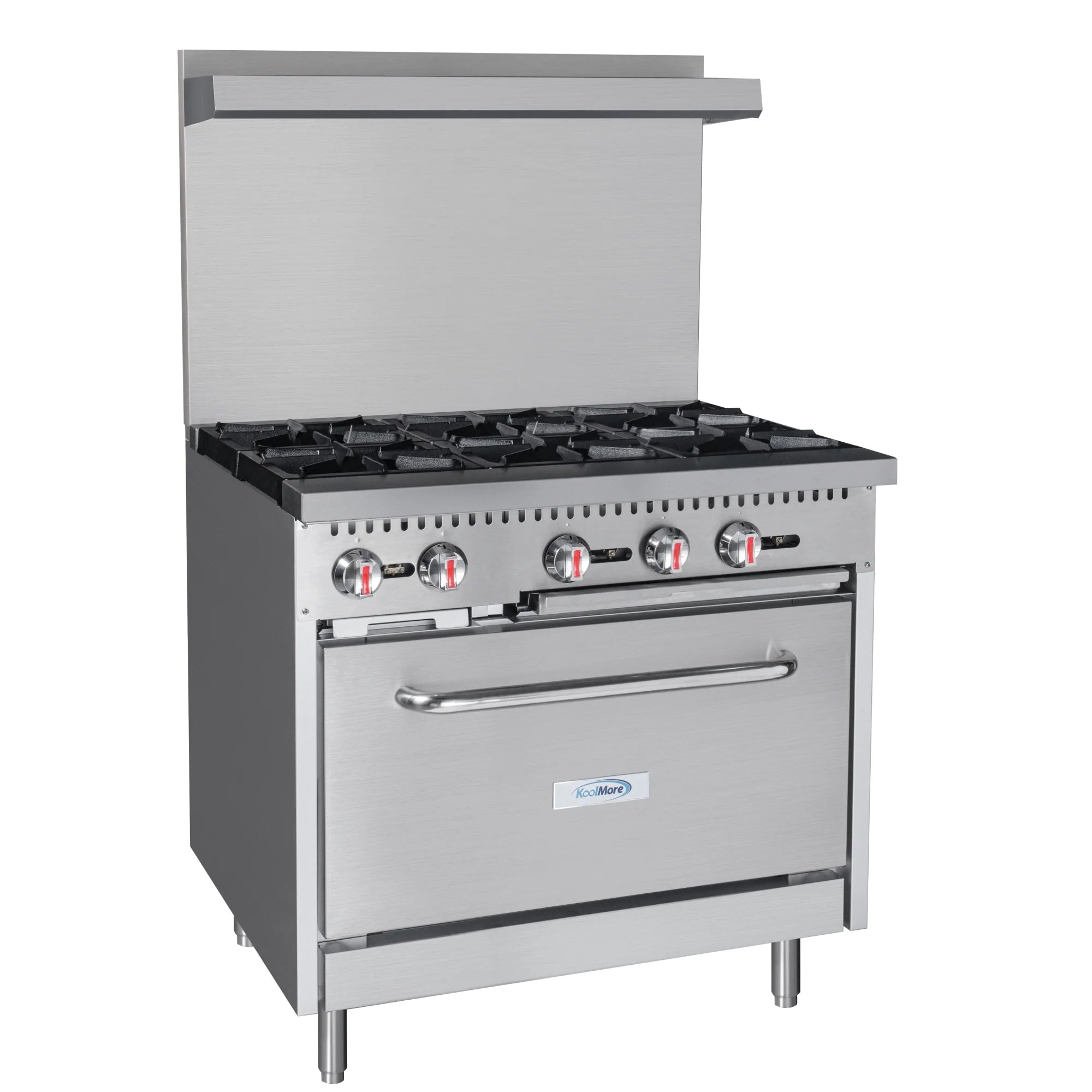 Koolmore KM-CR36-NG | 36" Wide 6 Burner Natural Gas Range