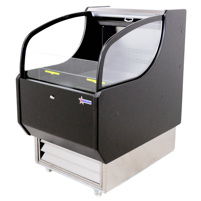Omcan 44379 | 26" Wide Black Display Case