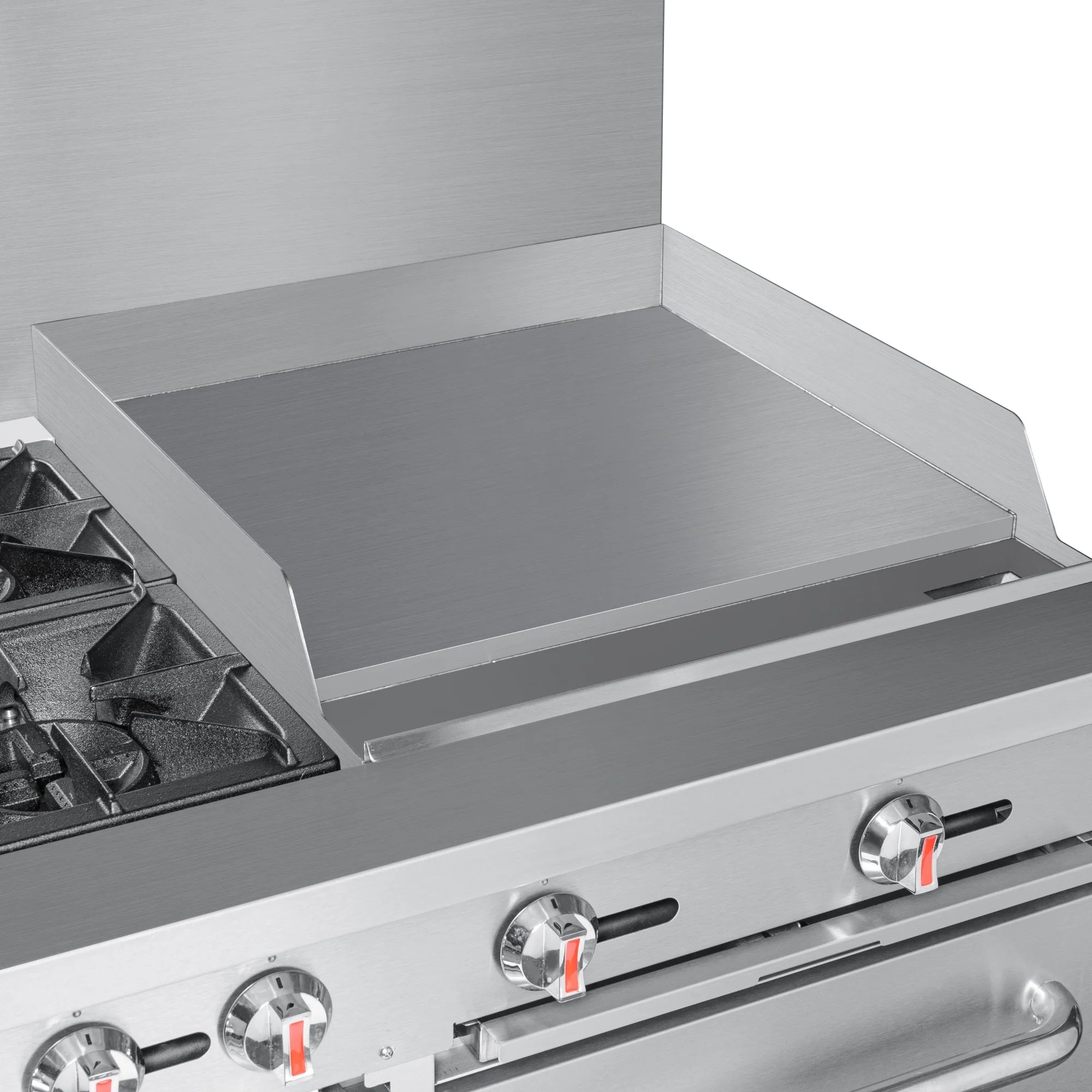 Koolmore KM-CRG60-NG | 60" Wide 6 Burner Natural Gas Range w/ 24 in. Griddle