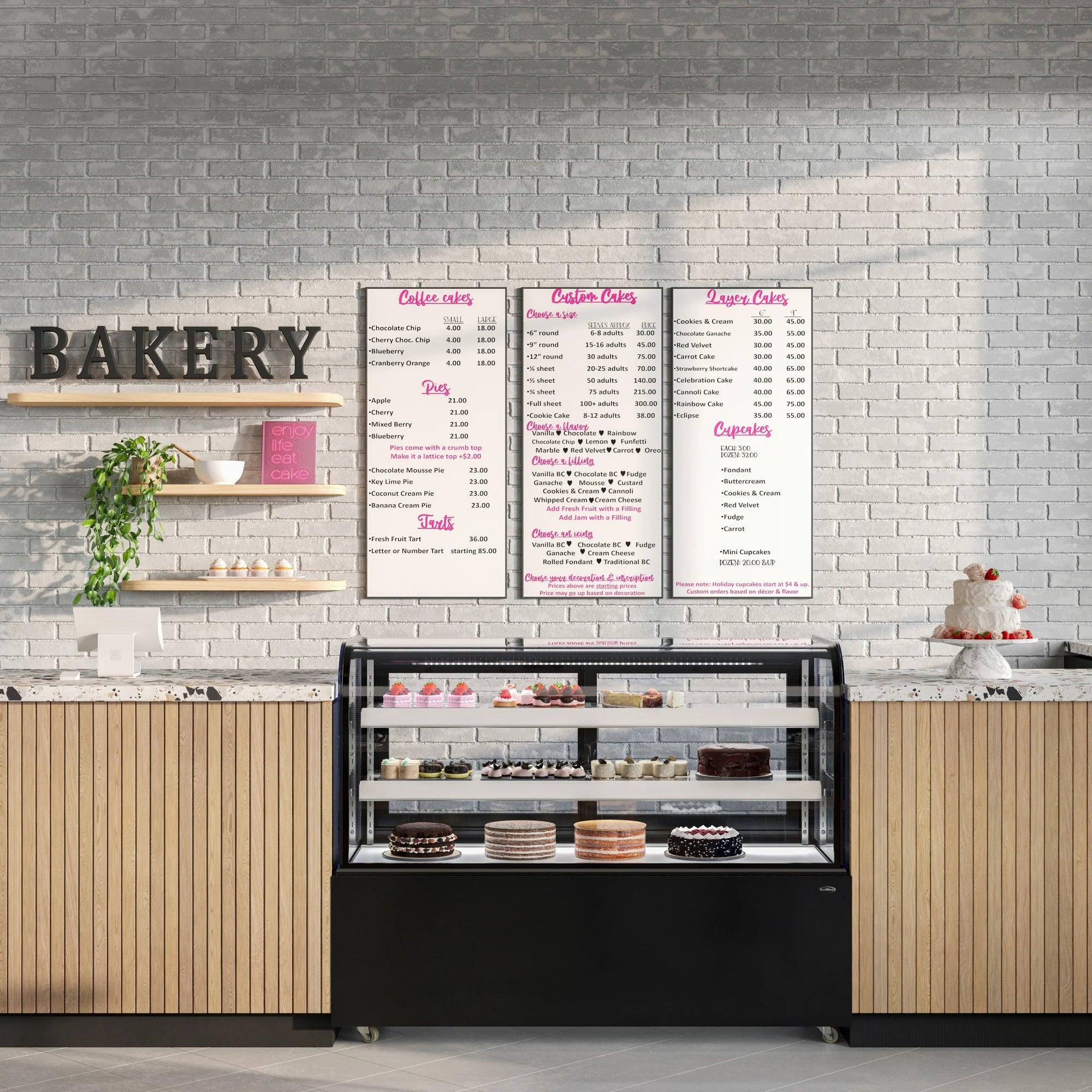 Koolmore KM-CDHF-17C | 60" Wide Refrigerated Bakery Display Case