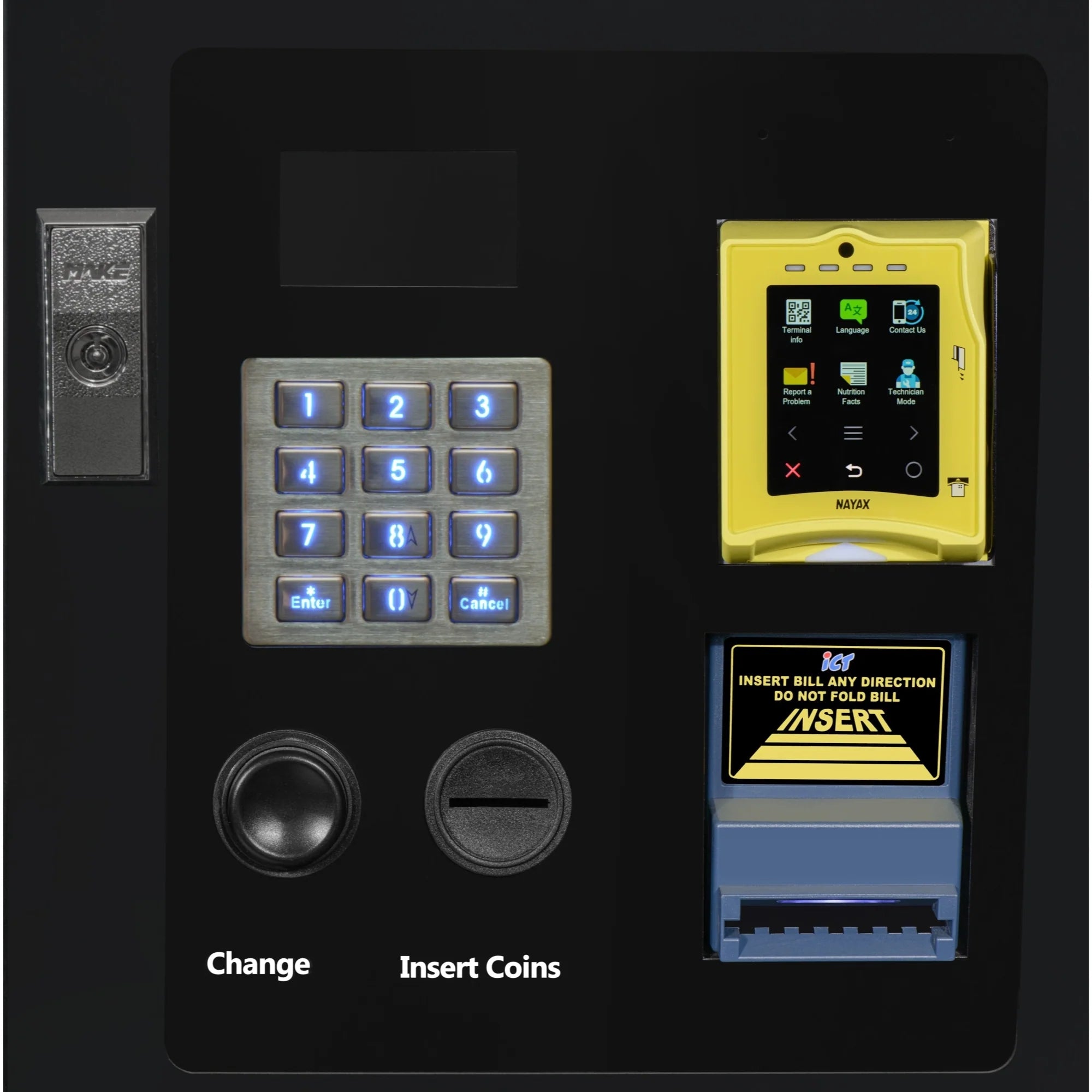 Koolmore Touch Screen 60 Slots Non-Refrigerated Vending Machine w/ Coin/Bill Acceptor