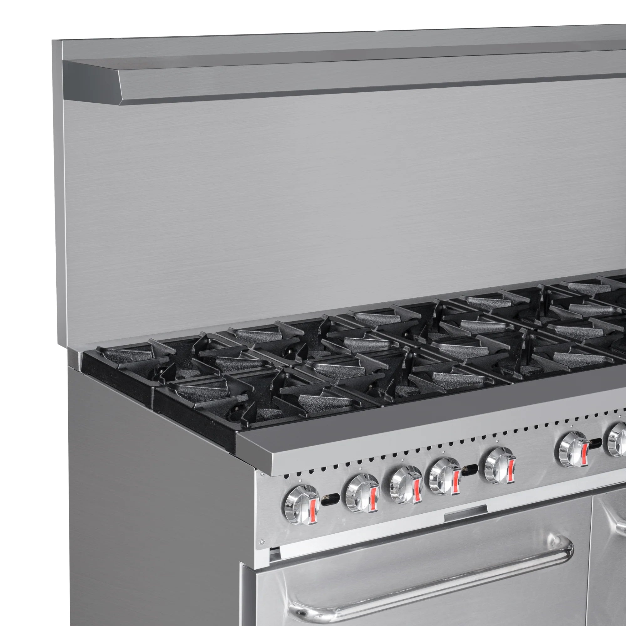 Koolmore KM-CR60-NG | 60" Wide 10 Burner Natural Gas Range w/ Oven