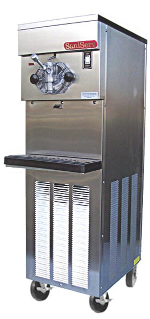 SaniServ 614 | 17" Wide 20 Qt. 1 Flavor Floor Model Shake Machine