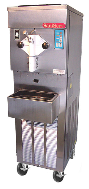 SaniServ 614SAS | 17" Wide 20 Qt. 1 Flavor Floor Model Shake Machine