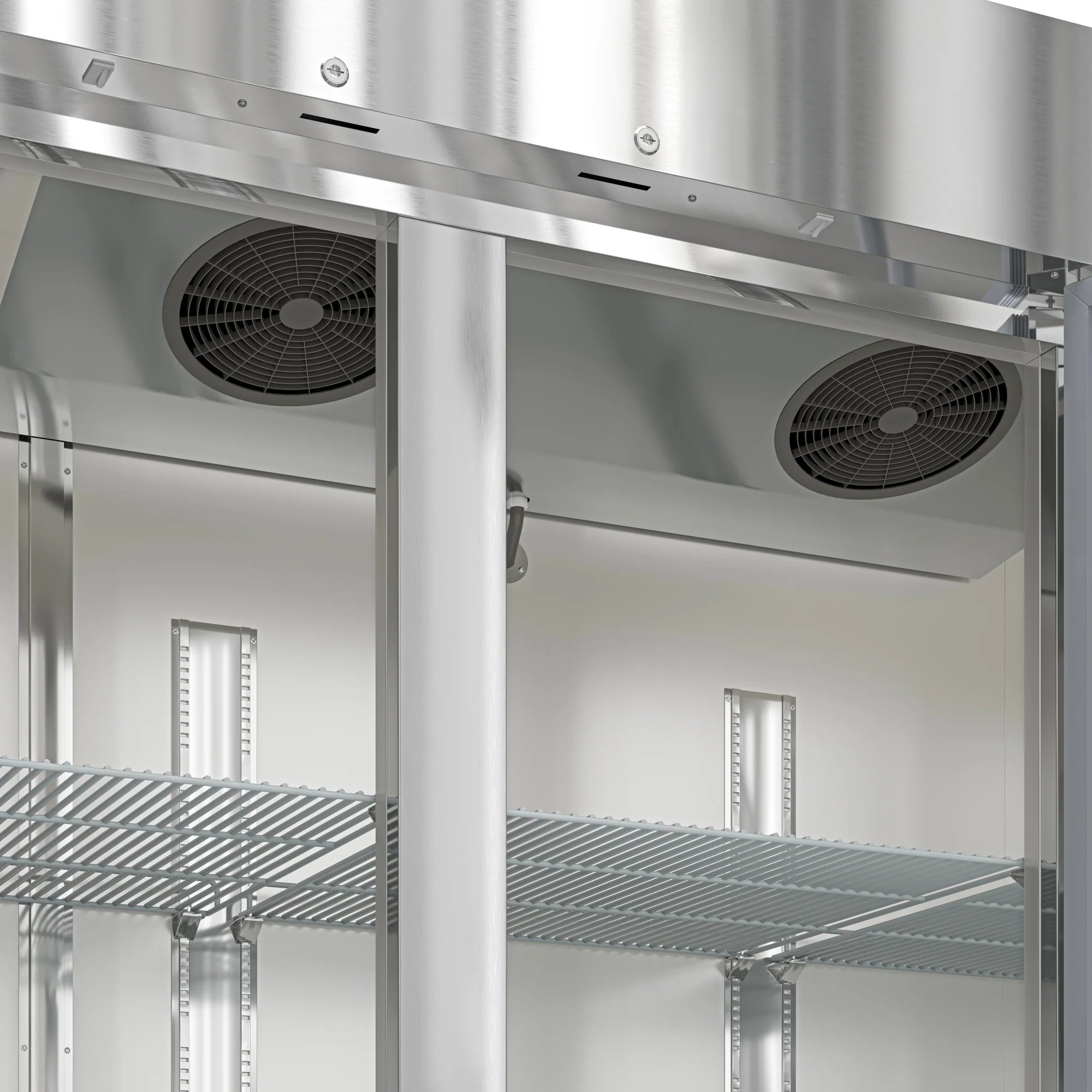 Koolmore RIR-3D-SS | 80" Wide 3 Door Reach-In Refrigerator