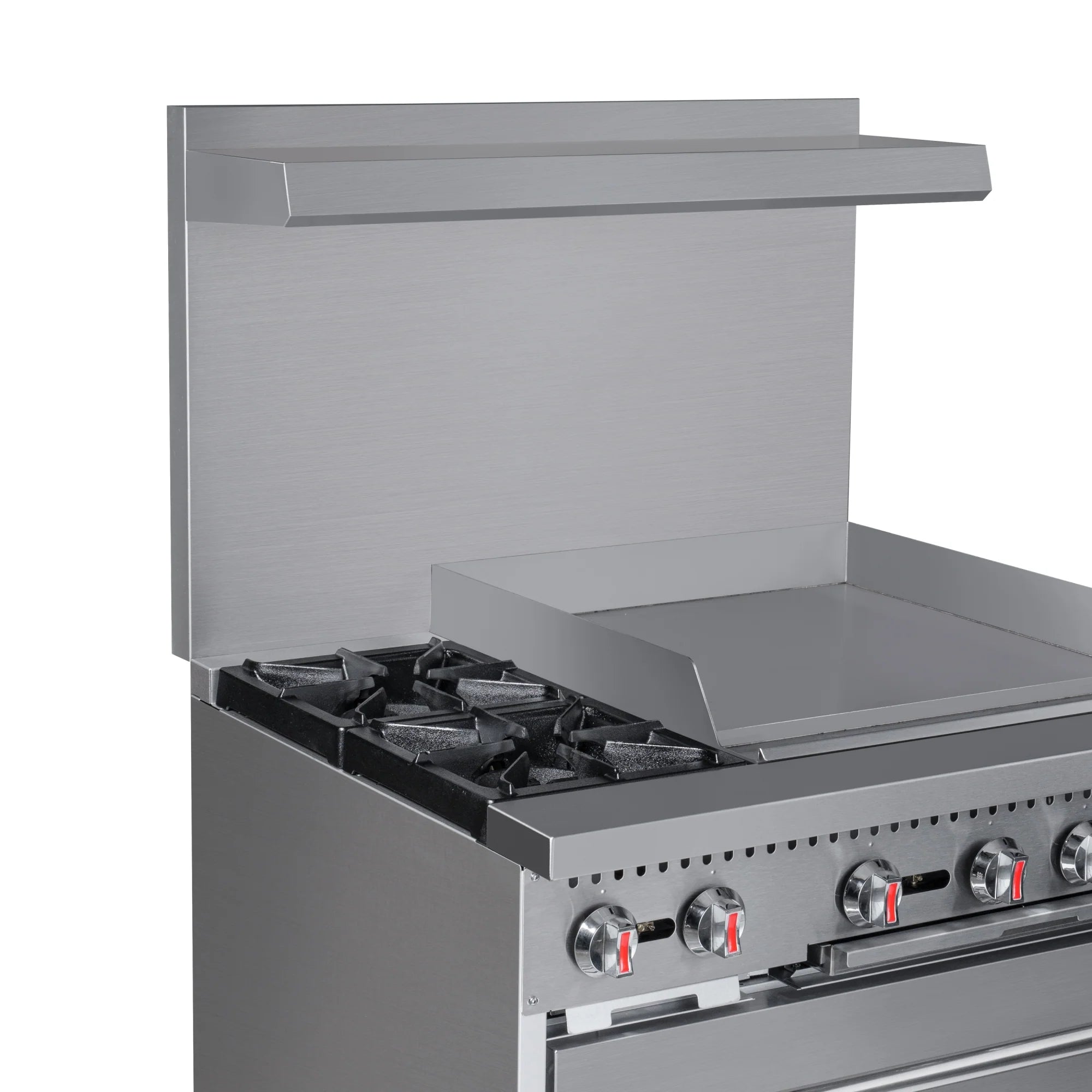 Koolmore KM-CRG36-LP | 36" Wide 2 Burner Liquid Propane Range w/ 24 in. Griddle