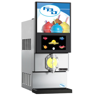 FBD Frozen 771 Series | 17" Wide Stainless Steel Single Barrel Multi-Flavor Frozen Beverage Dispenser