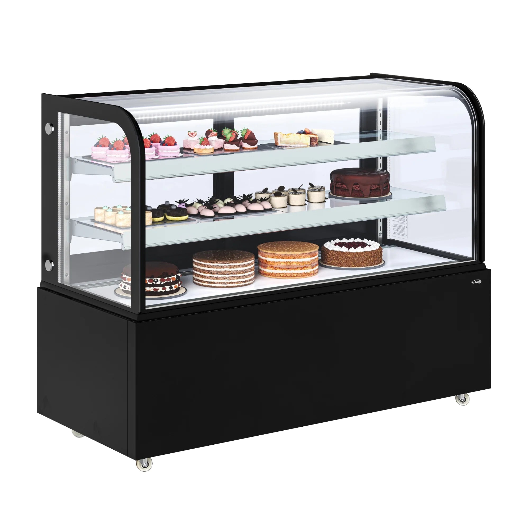 Koolmore KM-CDHF-17C | 60" Wide Refrigerated Bakery Display Case