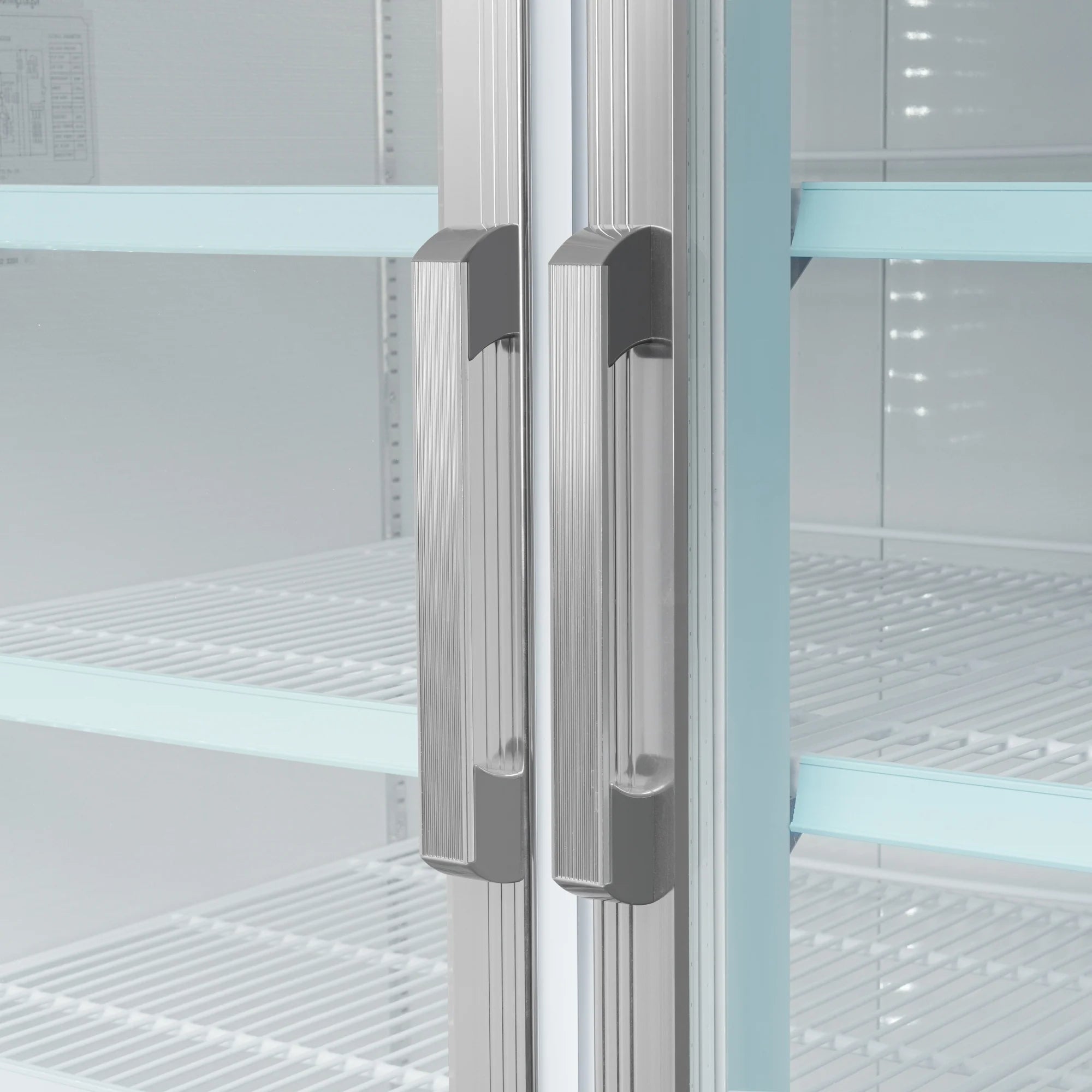 Koolmore MDF-2GD-45C-WH | 53" Wide 2 Glass Door Merchandiser Freezer