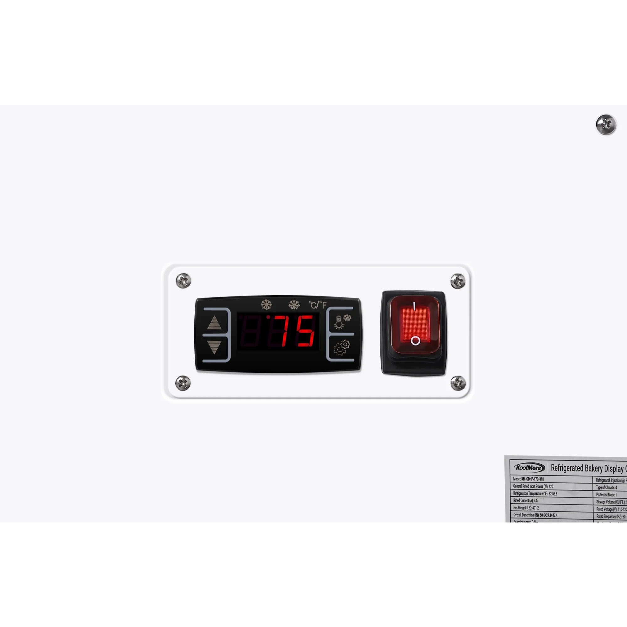 Koolmore KM-CDHF-17C | 60" Wide Refrigerated Bakery Display Case