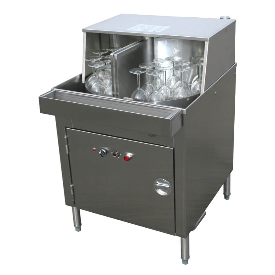 American Dish Service ASQ II | 25" Wide Low Temp Carousel Glasswasher