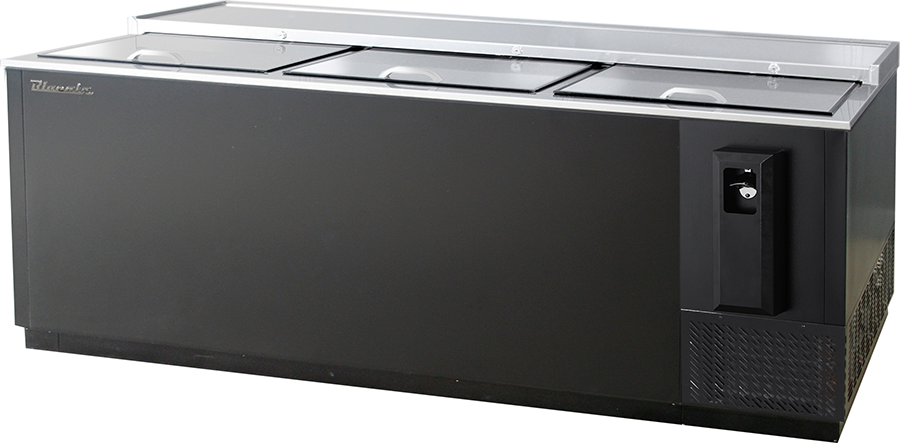Blue Air BBC-80B-HC | 81" Wide Horizontal Slide Top Bottle Cooler