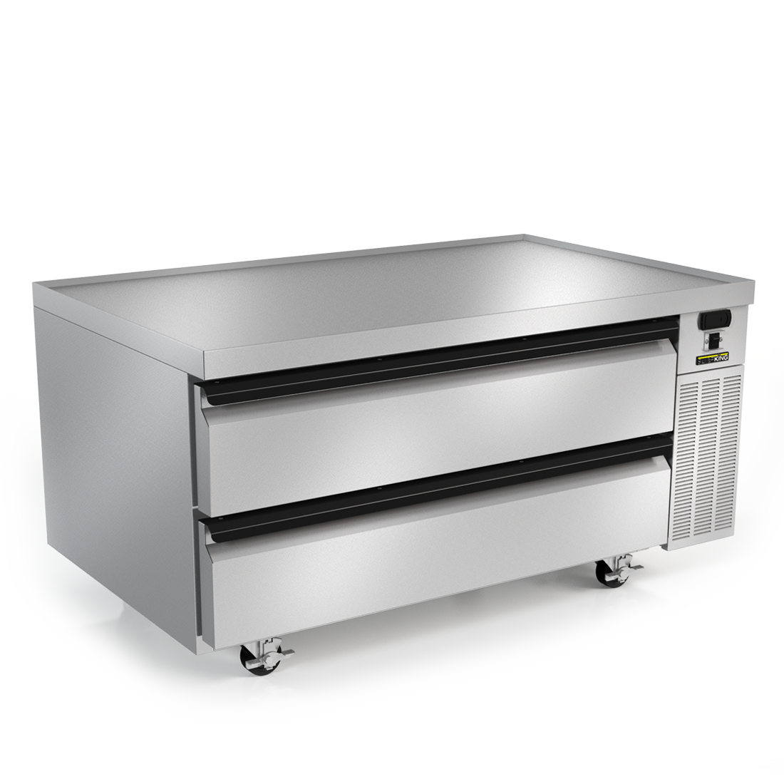 Silver King SKFCB50H-EDUS1 | 50" Wide 2 Drawer Chef Base Freezer