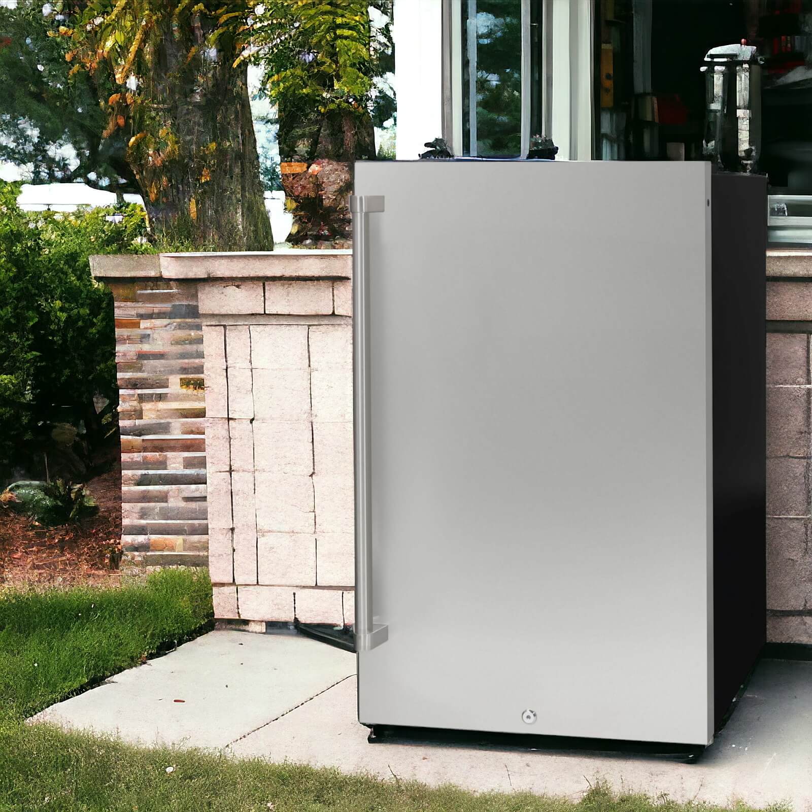 Danby DAR044A1SSO | 20.75" Wide Outdoor Stainless Steel Refrigerator