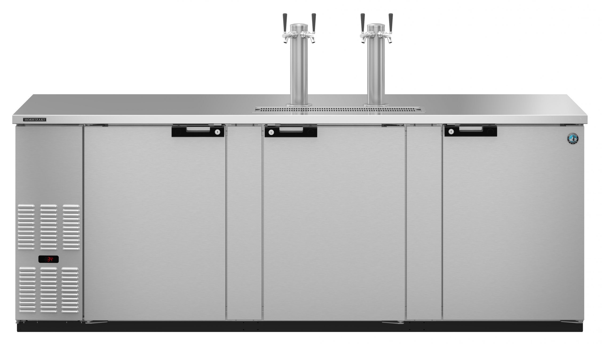 Hoshizaki DD95-S | 96" Wide 3 Section Stainless Steel Direct Draw