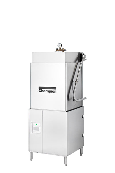 Champion DH-6000T | 34" Wide High Temp Tall Hood-Type Dishwasher