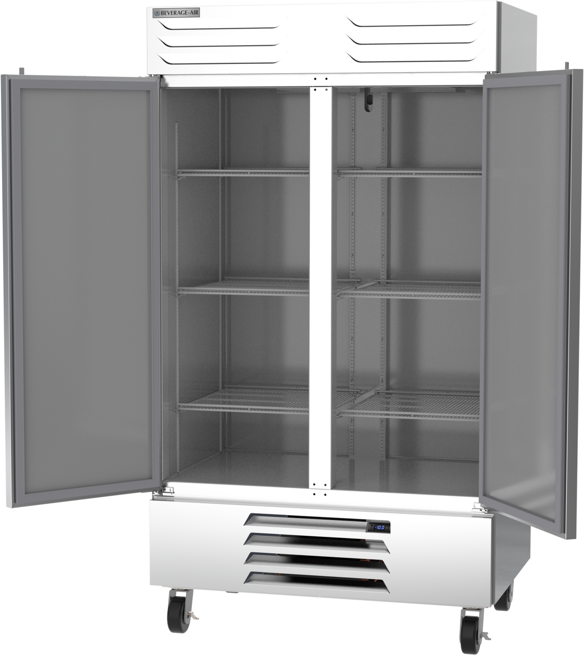 Beverage Air FB44HC-1S | 47" Wide 2 Door Bottom Mount Reach-In Freezer Vista Series