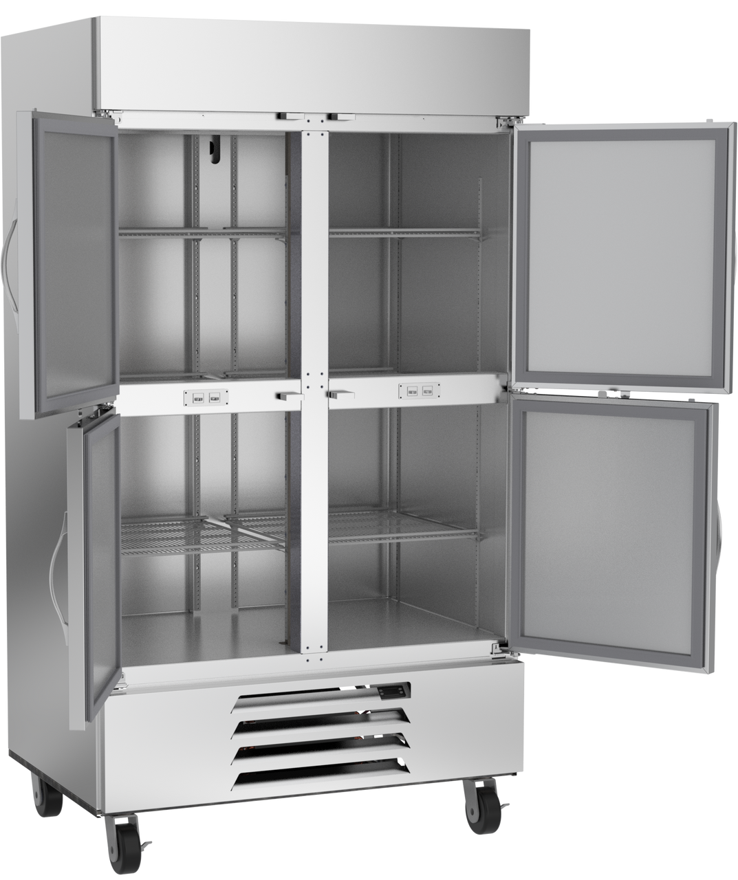Beverage Air HBF44HC-1-HS | 47" Wide 4 Door Bottom Mount Reach-In Freezer Horizon Series