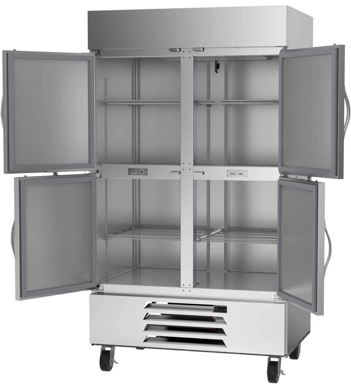 Beverage Air HBF44HC-1-HS | 47" Wide 4 Door Bottom Mount Reach-In Freezer Horizon Series