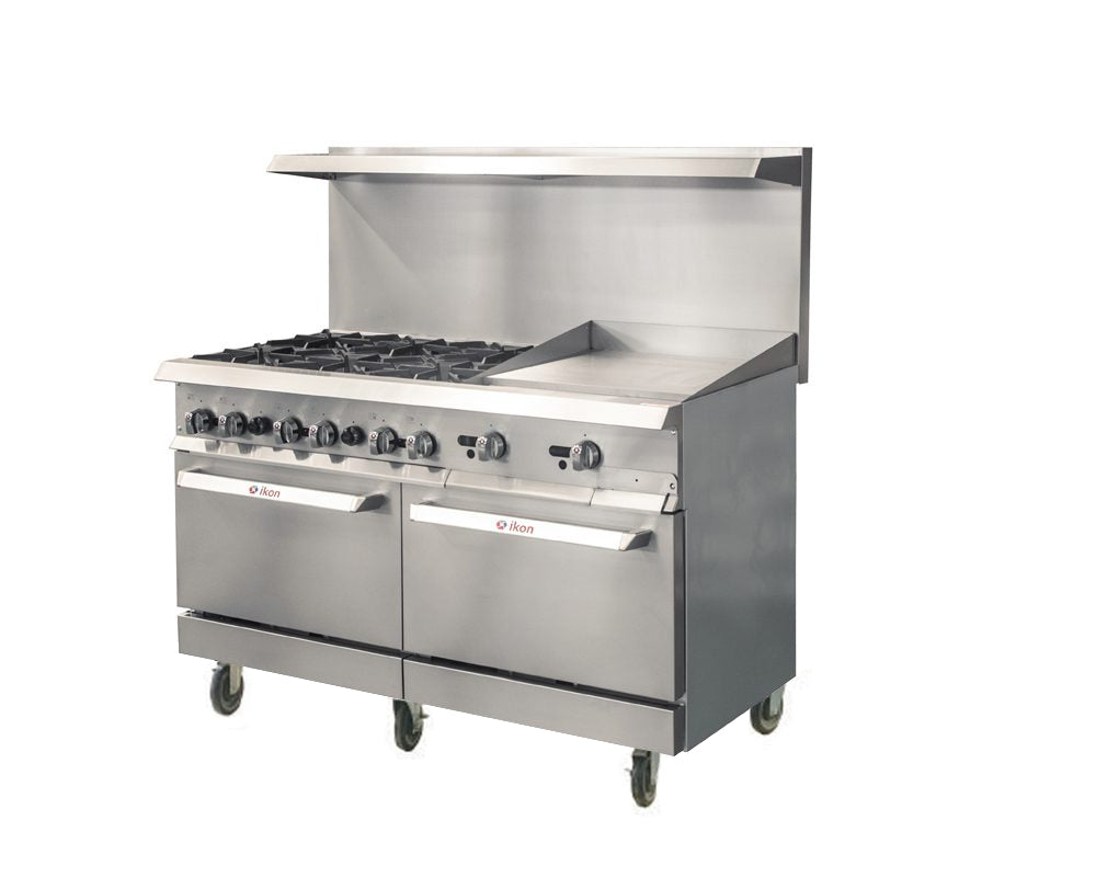 IKON IR-6B-24MG-60 | 60" Wide Gas Range