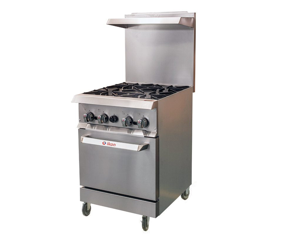 IKON IR-4-24 | 24" Wide Gas Range