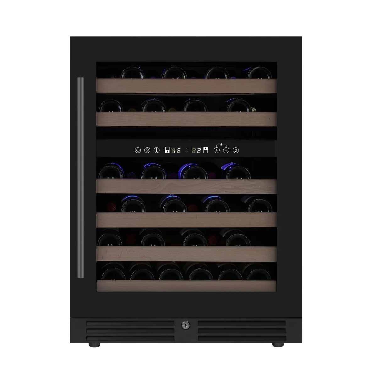 KingsBottle | 24" Wide Dual Zone Undercounter 46 Bottle Wine Fridge