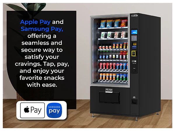 Koolmore KM-VMR-40-BR | 60 Slots Refrigerated Vending Machine w/ CC Reader & Bill Acceptor