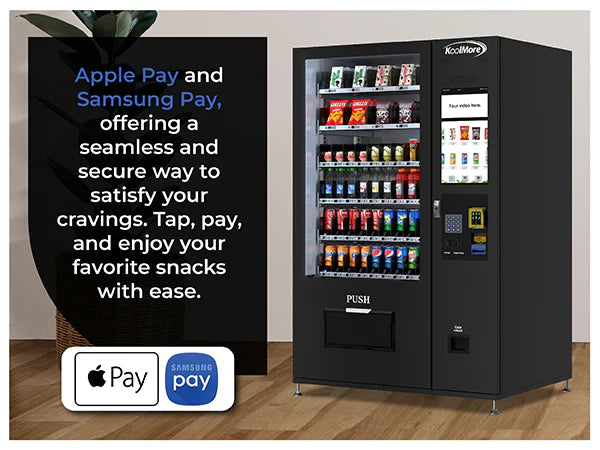Koolmore Touch Screen 60 Slots Refrigerated Vending Machine w/ Coin/Bill Acceptor
