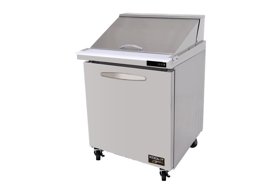 Kool-It KSTM-27-1 | 27" Wide 1 Door Mega Top Sandwich Prep Table