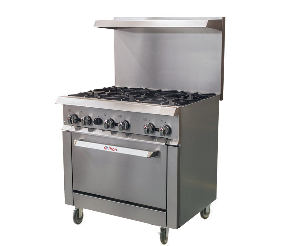 IKON IR-6-36 | 36" Wide Gas Range