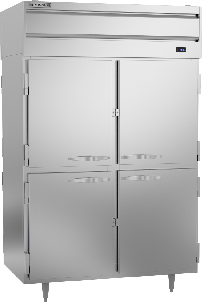 Beverage Air PFD2HC-1AHS | 52" Wide 8 Door Top Mount Pass-Thru Freezer P Series