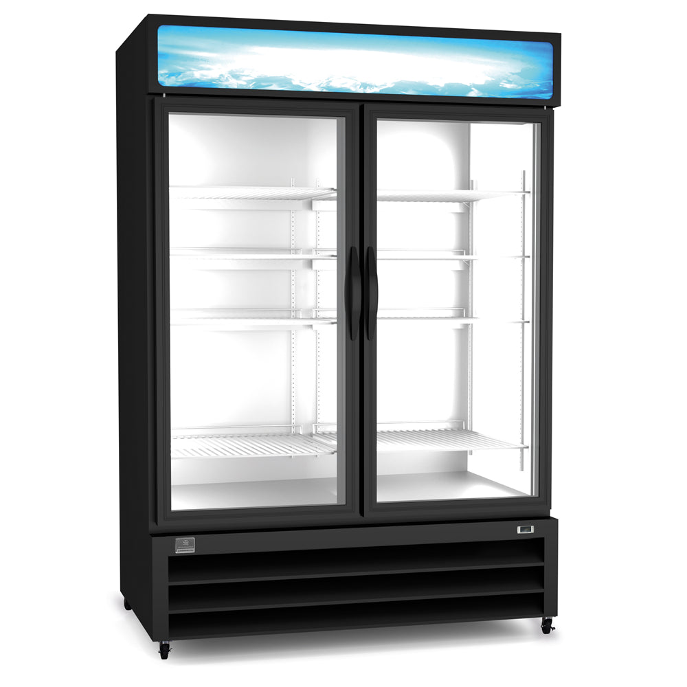 Kelvinator KCHGM48F | 49.5" Wide 2 Swing Door Merchandiser Freezer