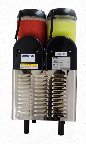 Donper XC224 | 15.75" Wide Dual 3.2 Gal Bowl Frozen Drink Dispenser