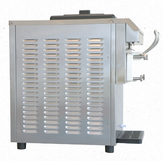 Donper D250 | 16" Wide Countertop Dual Flavor Self-Contained Soft Serve Machine w/ Twist