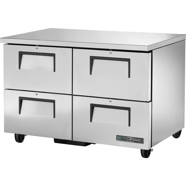 True TUC-48F-D-4-HC | 48" Wide 4 Drawer Undercounter Freezer