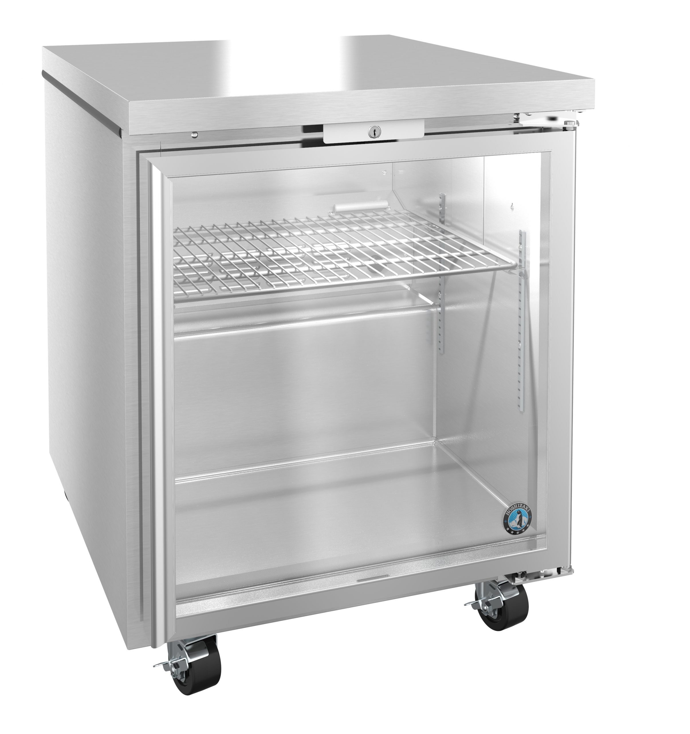 Hoshizaki UR27B-GLP01 | 27" Wide 1 Glass Door Undercounter Refrigerato