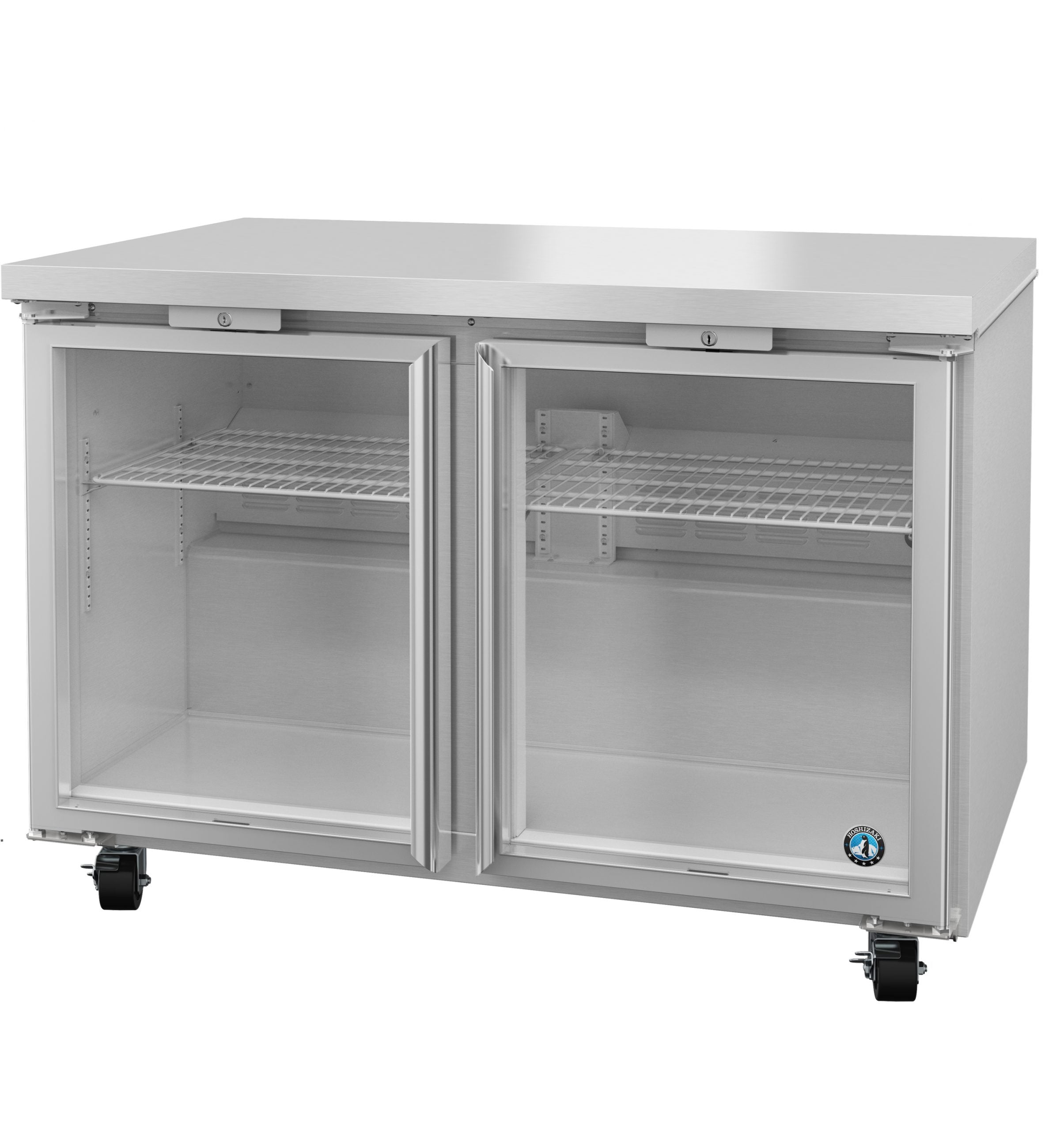 Hoshizaki UR48B-GLP01| 48" Wide 2 Glass Door Undercounter Refrigerator