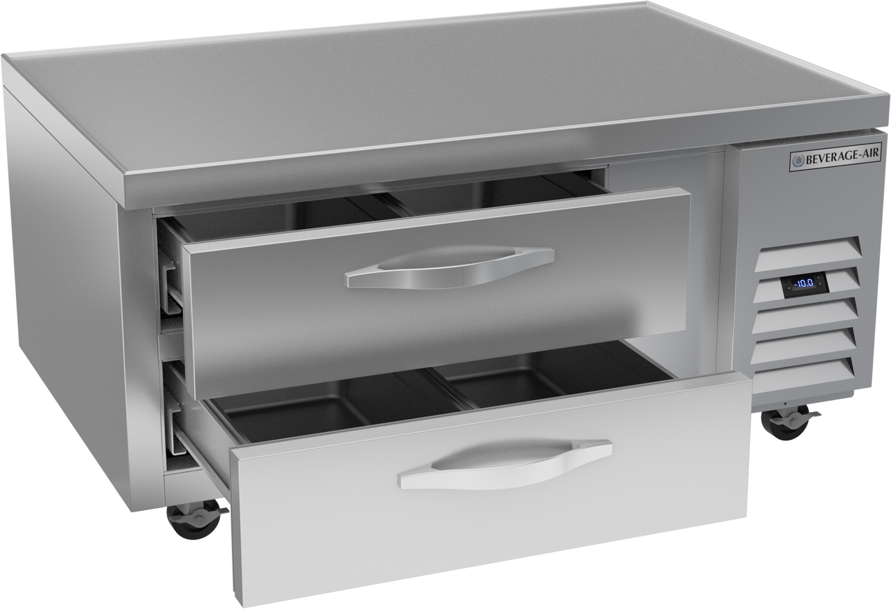 Beverage Air WTFCS48HC | 48" Wide 2 Drawer Chef Base Freezer