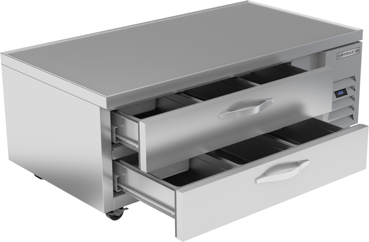 Beverage Air WTFCS60HC | 60" Wide 2 Drawer Chef Base Freezer