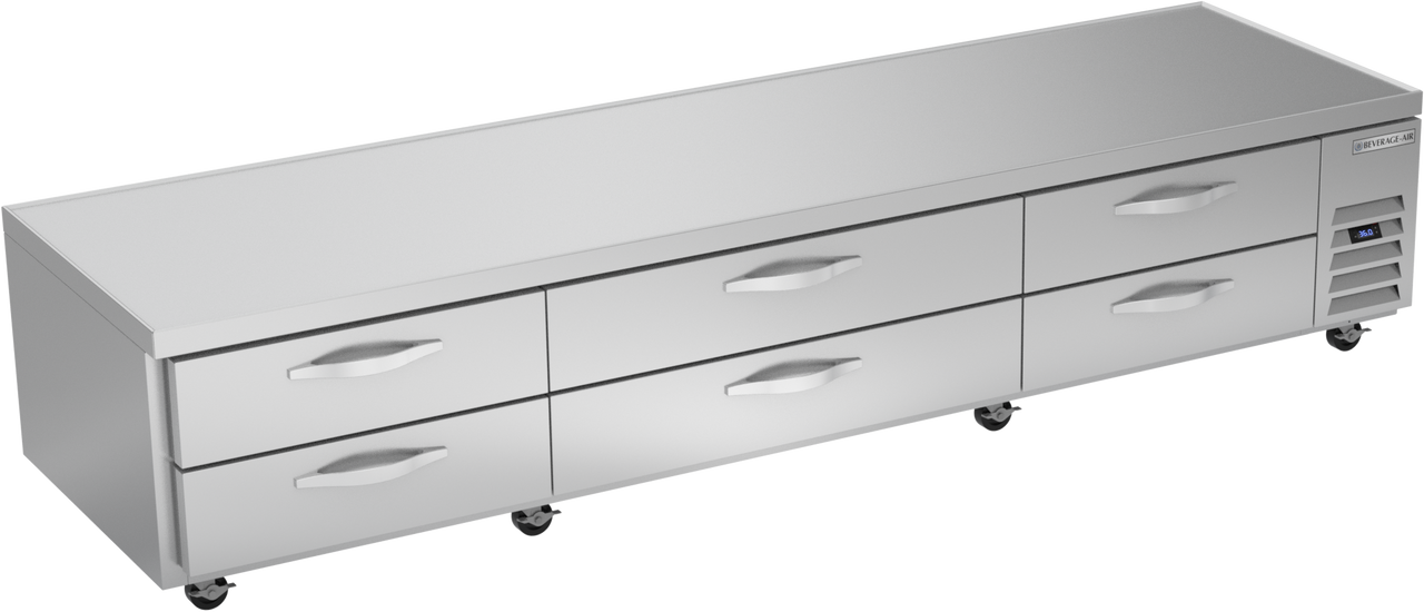 Beverage Air WTRCS112HC | 112" Wide 6 Drawer Chef Base Refrigerator
