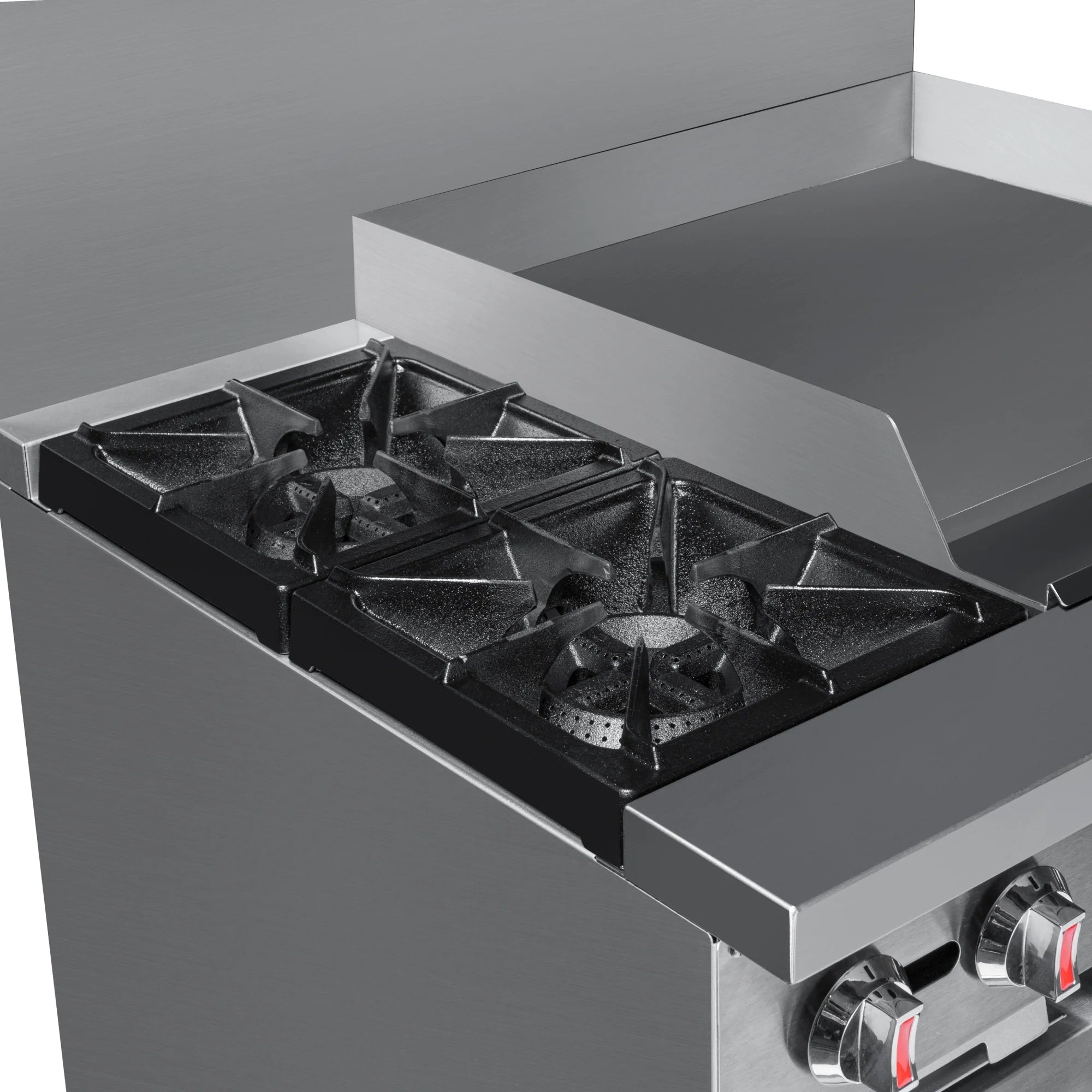 Koolmore KM-CRG36-LP | 36" Wide 2 Burner Liquid Propane Range w/ 24 in. Griddle