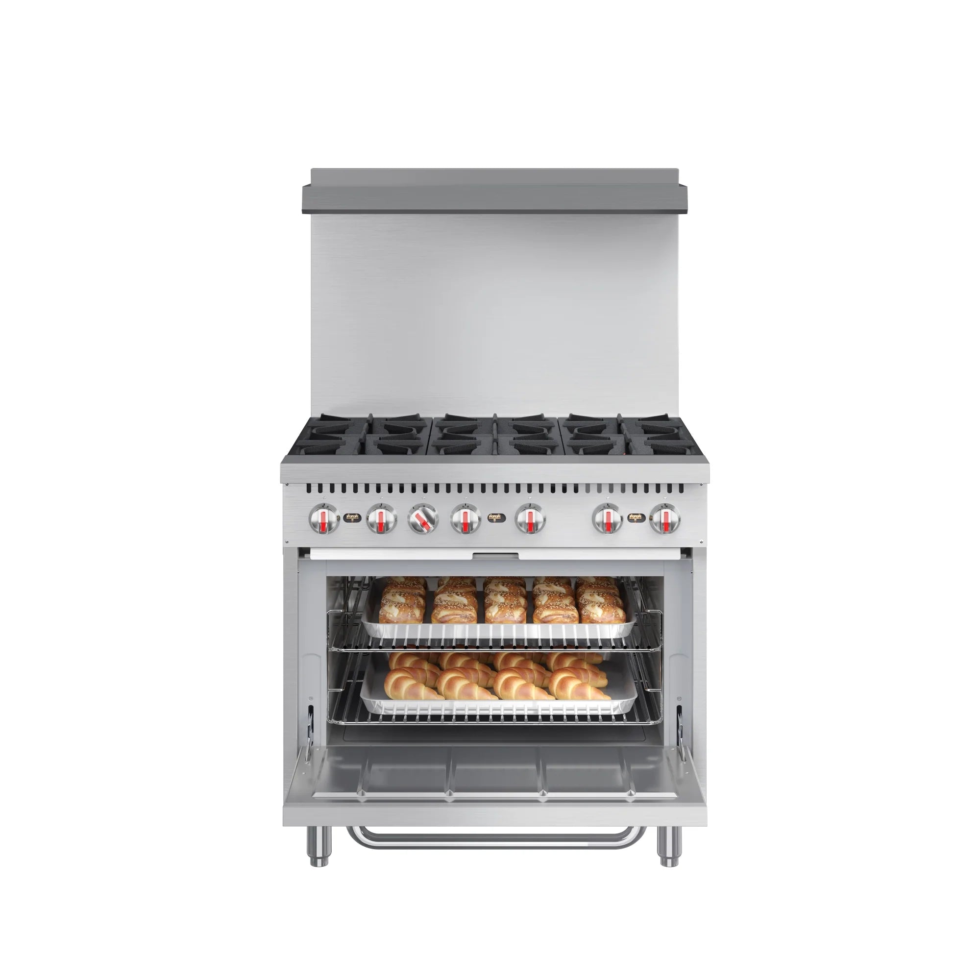 Koolmore KM-CR36-LP | 36" Wide 6 Burner Liquid Propane Range