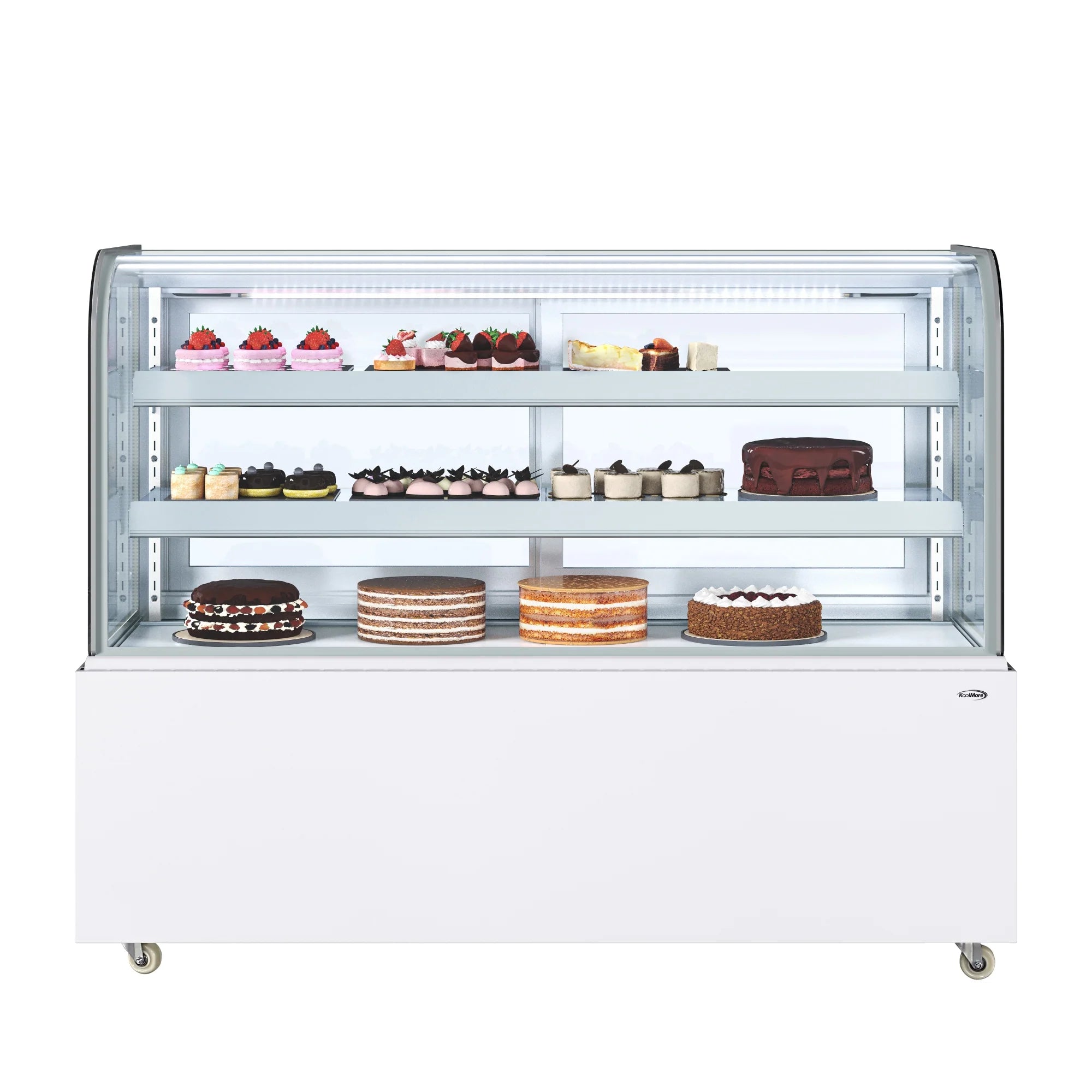 Koolmore KM-CDHF-17C | 60" Wide Refrigerated Bakery Display Case
