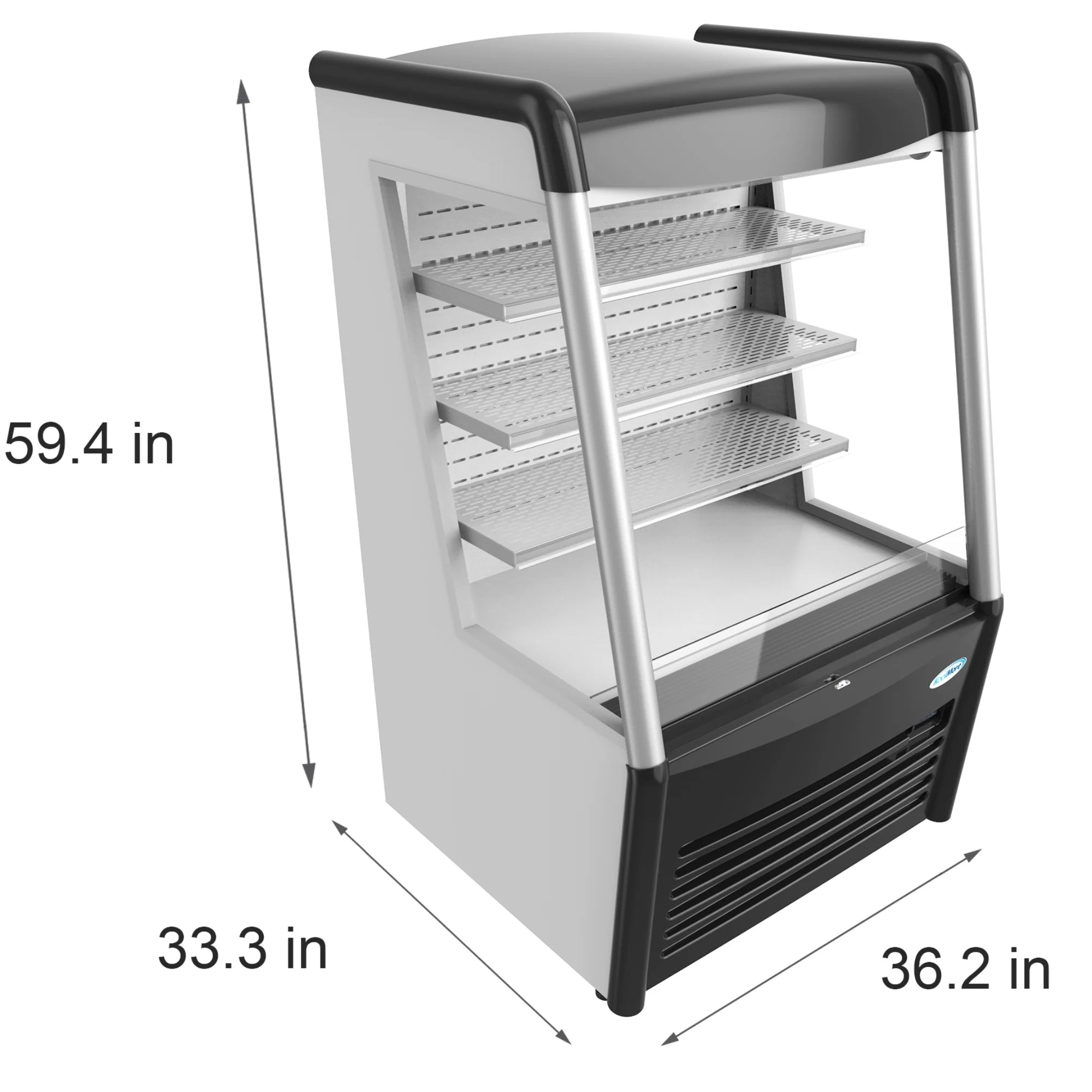 Koolmore CDAU-13C | 36" Wide Open Air Merchandiser Refrigerator